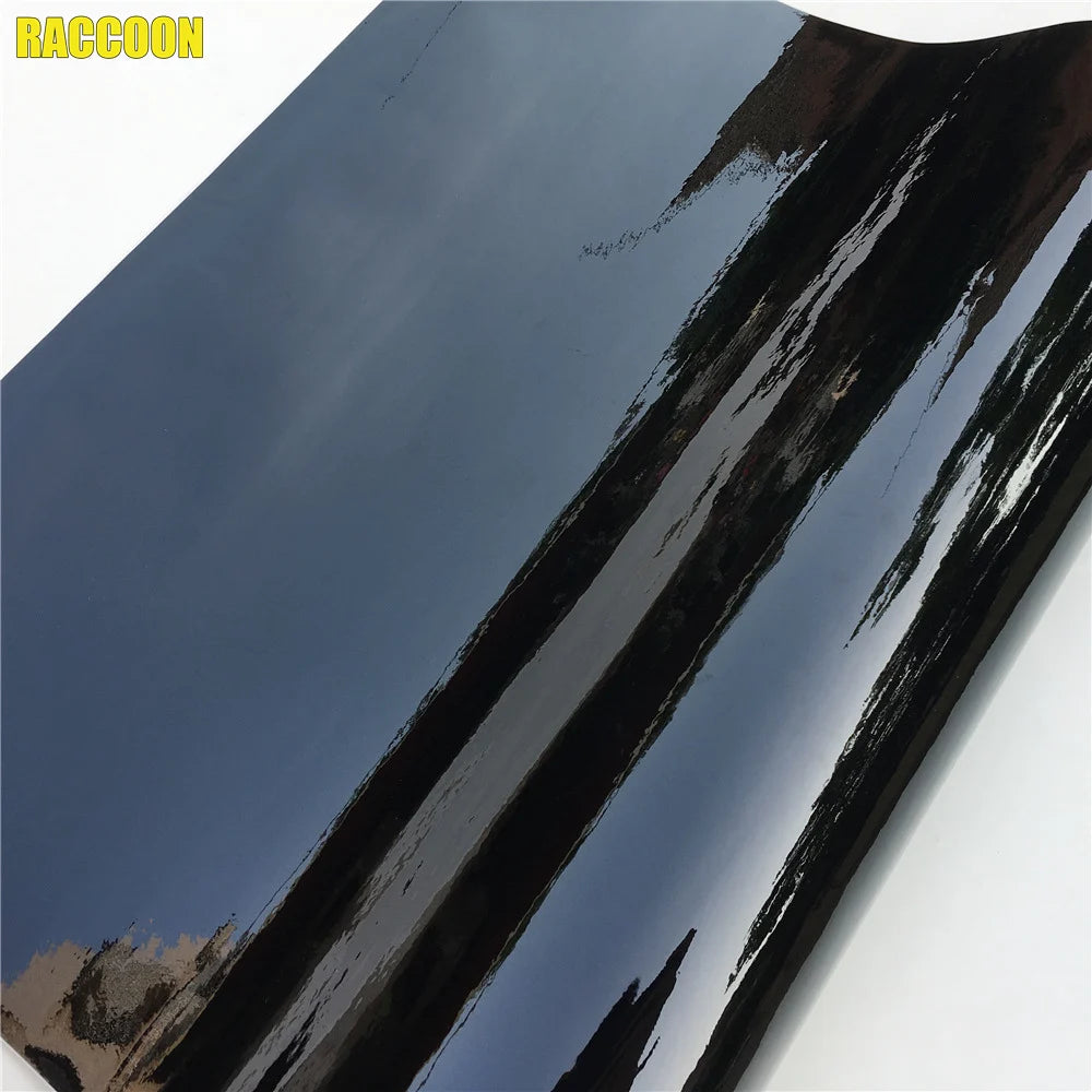 Glossy Black Vinyl Wrap Film for Car Exterior Parts