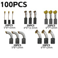 Universal Carbon Brush Repair Kit for Power Tools - 100/50 Pack - image 7