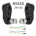 24V RS555 High-Speed Gearbox Motor Set for Kids' Ride-On Cars