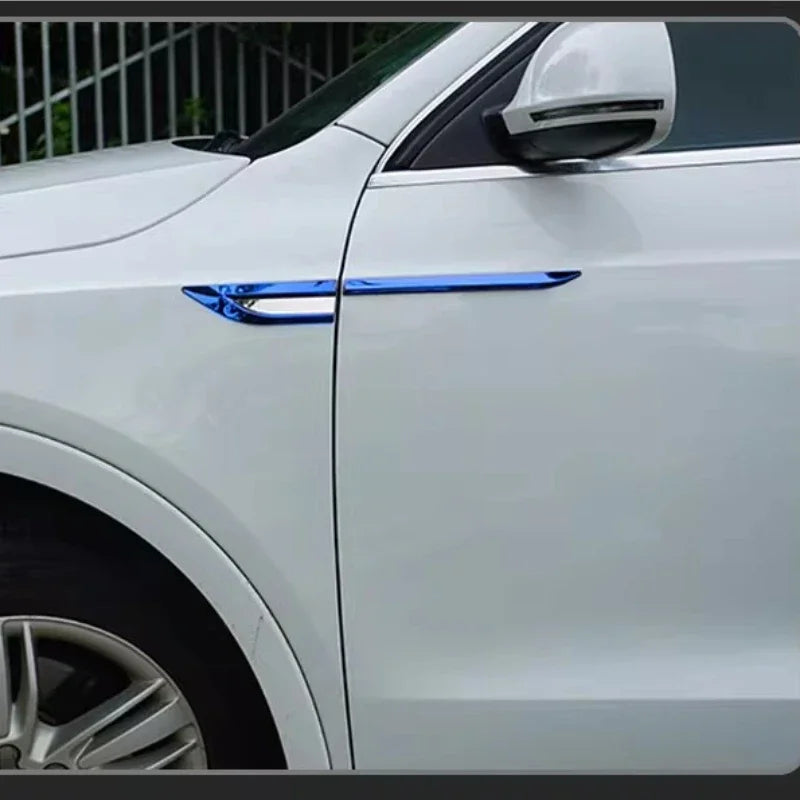 Blade Style Fender Side Trim Sticker Set for Car Exterior