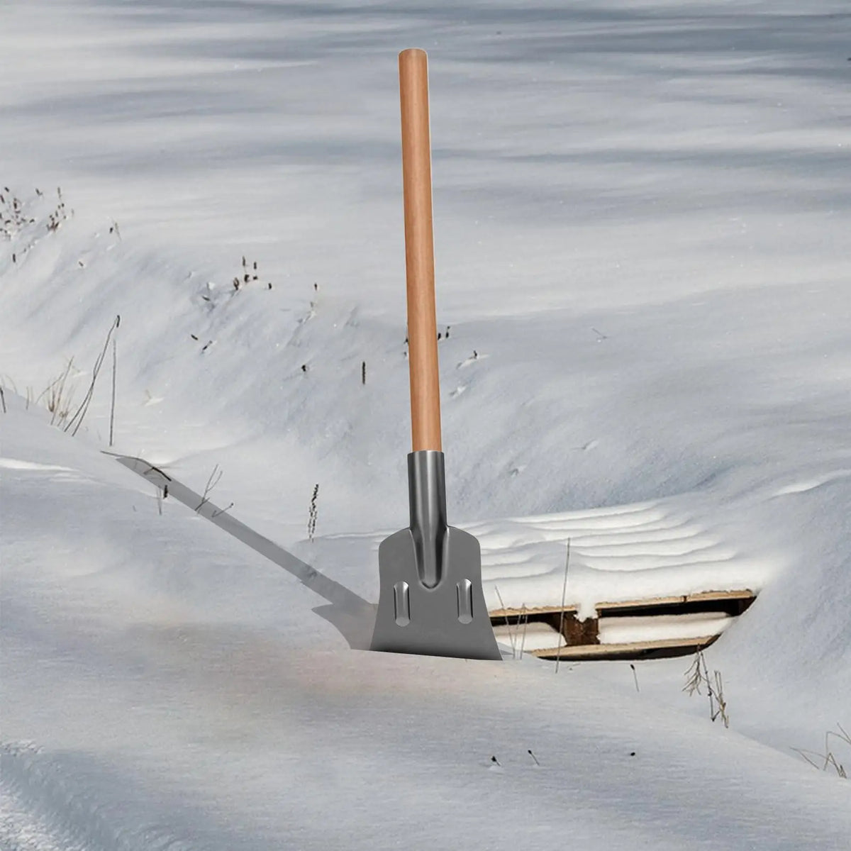 Heavy Duty Snow Shovel for Driveway Scraper Snow Shovel for Car for Outdoor Winter Windshield Garden Truck Cleaning Window Lawn