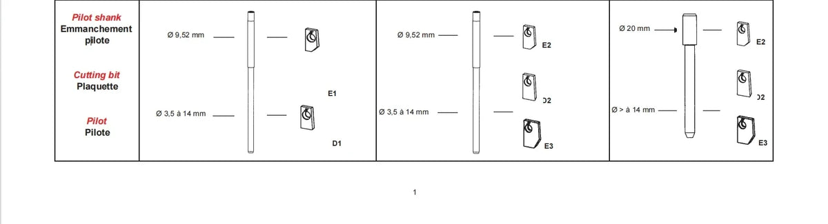 Valve Seat Pilot 9.52mm Carbide Guide Pilot for Serdi 190mm - image 15