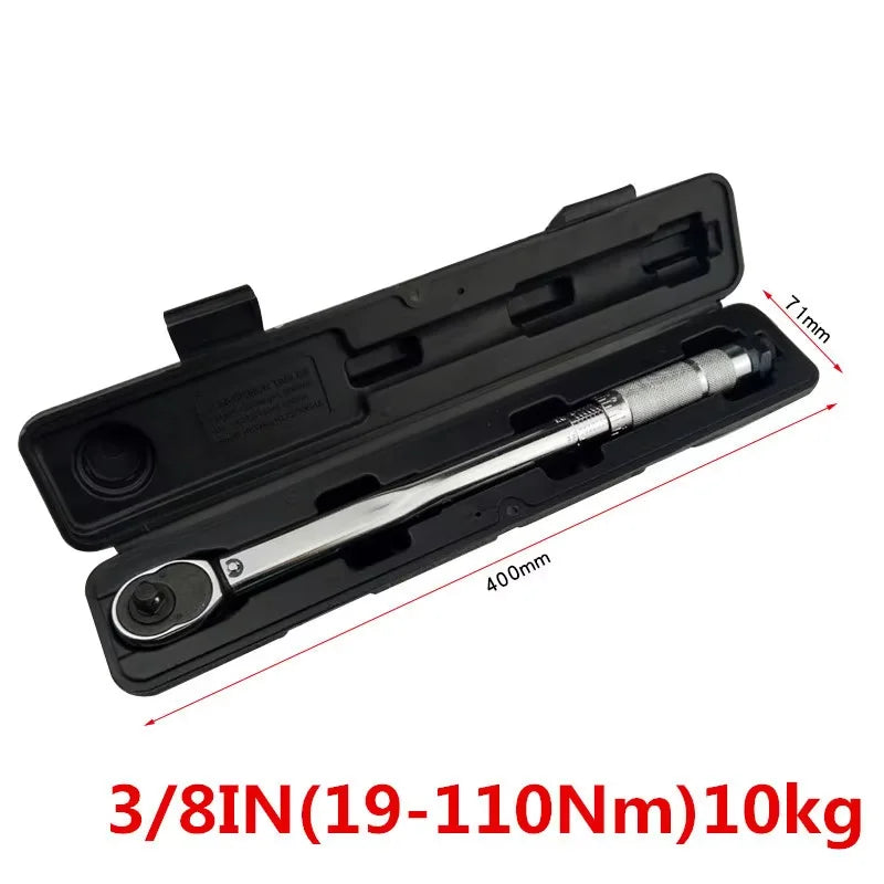 19-110N.m Car Motorbike Disassembly Tool Professional Adjustable Torque Wrench 3/8'' Drive Spanner Hand Tool torque wrench