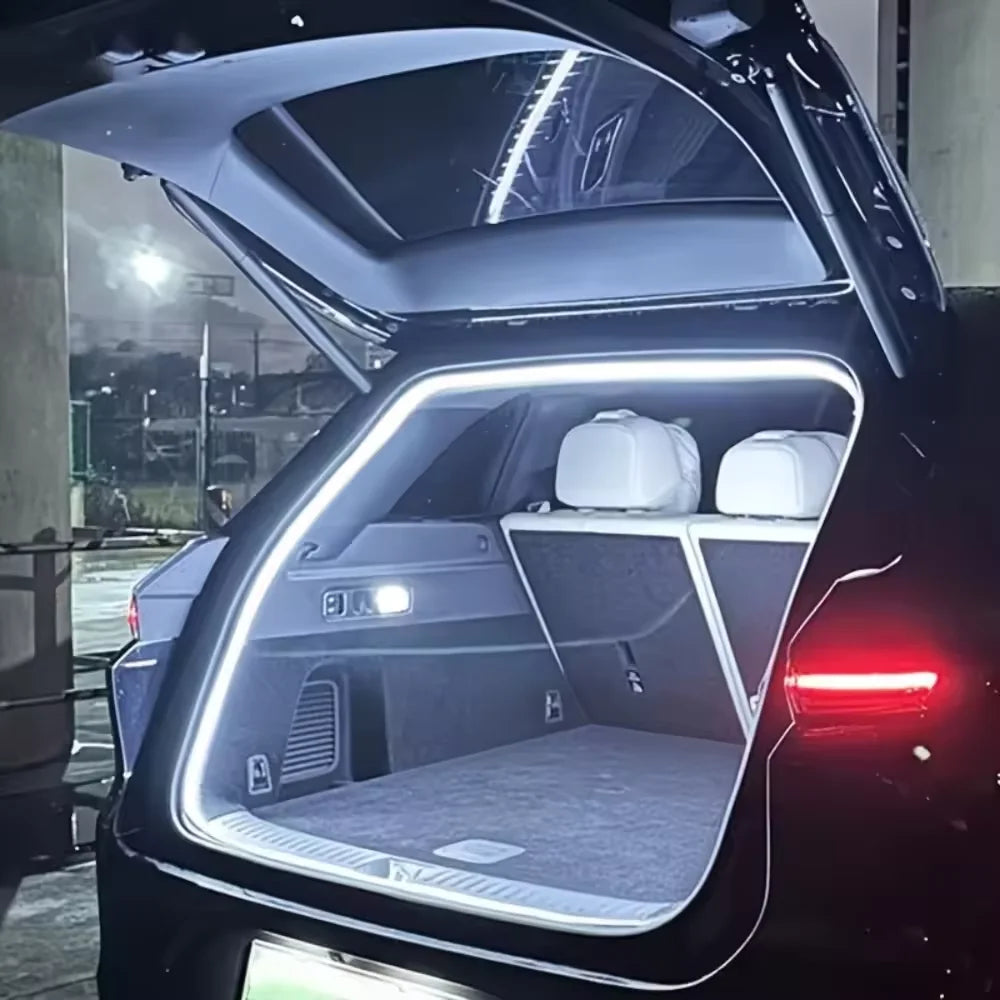 Car High Brightness Trunk Lighting Ambient Light Interior Decoration LED Wiring Free Automatic Sensing Tailgate Light Strip