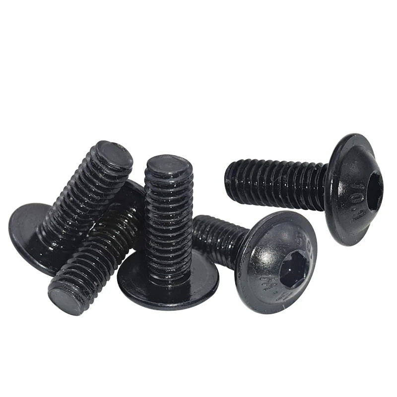 Grade 10.9 Black Button Head Hex Socket Bolts, M4 to M8 - view 5