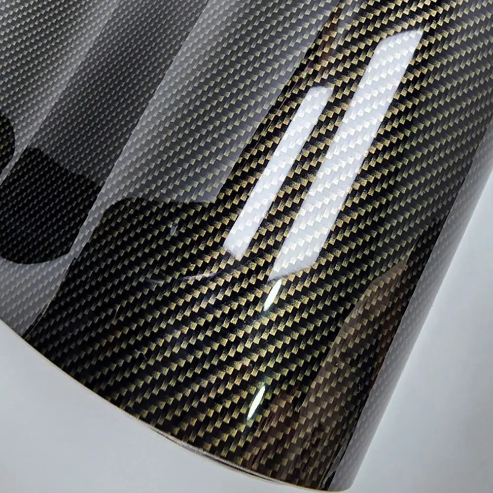 50 x 30cm Carbon Fiber Vinyl Wrap Film, High Gloss 3D 6D Effect - view 2