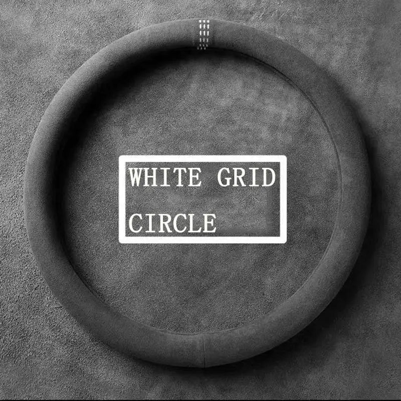 Ultra-Thin Non-Slip Steering Wheel Cover, Round or D-Shape