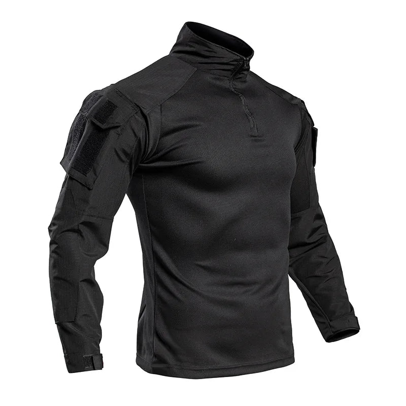 Camouflage Long-Sleeve Tactical Shirt for Hunting - image 4
