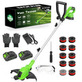 Cordless 3-in-1 String Trimmer 12-Inch, Brushless, 2 Batteries & Charger