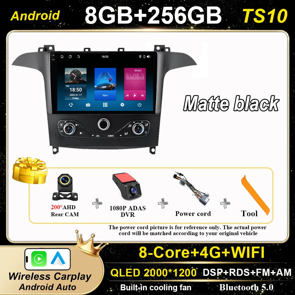 9-Inch Android Car Stereo for Ford S-Max & Galaxy - image 26