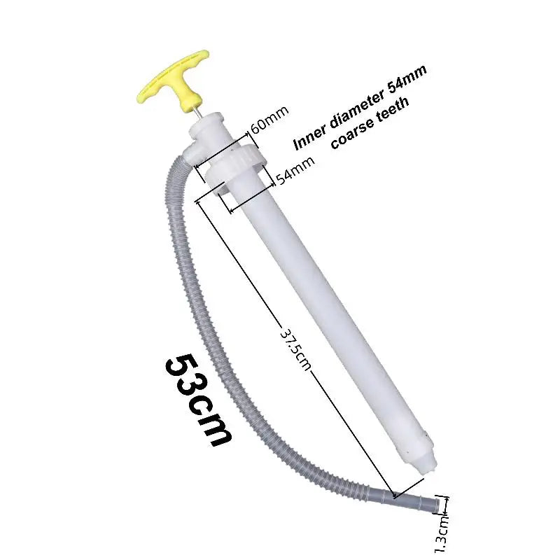 Manual Liquid Transfer Pump for Oil Drum, Hand-Operated Fast Fuel Transfer
