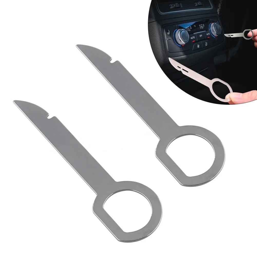 Car Radio Removal Tool Kit for VW Audi Ford - 2 Pieces - image 2