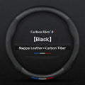 Universal Carbon Fiber Leather Steering Wheel Cover for Toyota - image 9