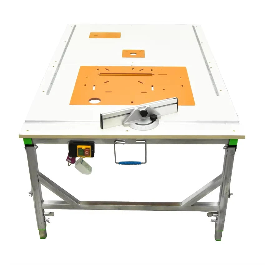 Multifunctional Woodworking Workbench Portable Folding Saw Table for DIY 80x120cm