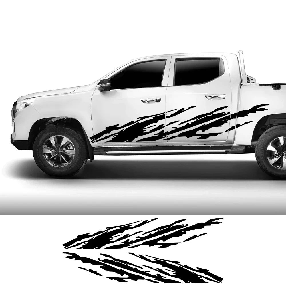 Universal Pickup Truck Splash Side Decals, Set of 2