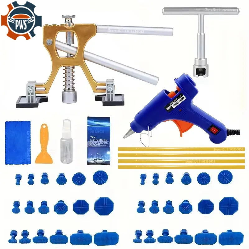 Car Body Dent Repair Kit with Glue Gun and Dent Puller