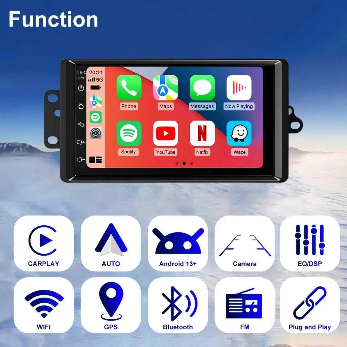Android 13 Car Stereo for Chevy GMC | 7-inch Touchscreen with CarPlay - image 11