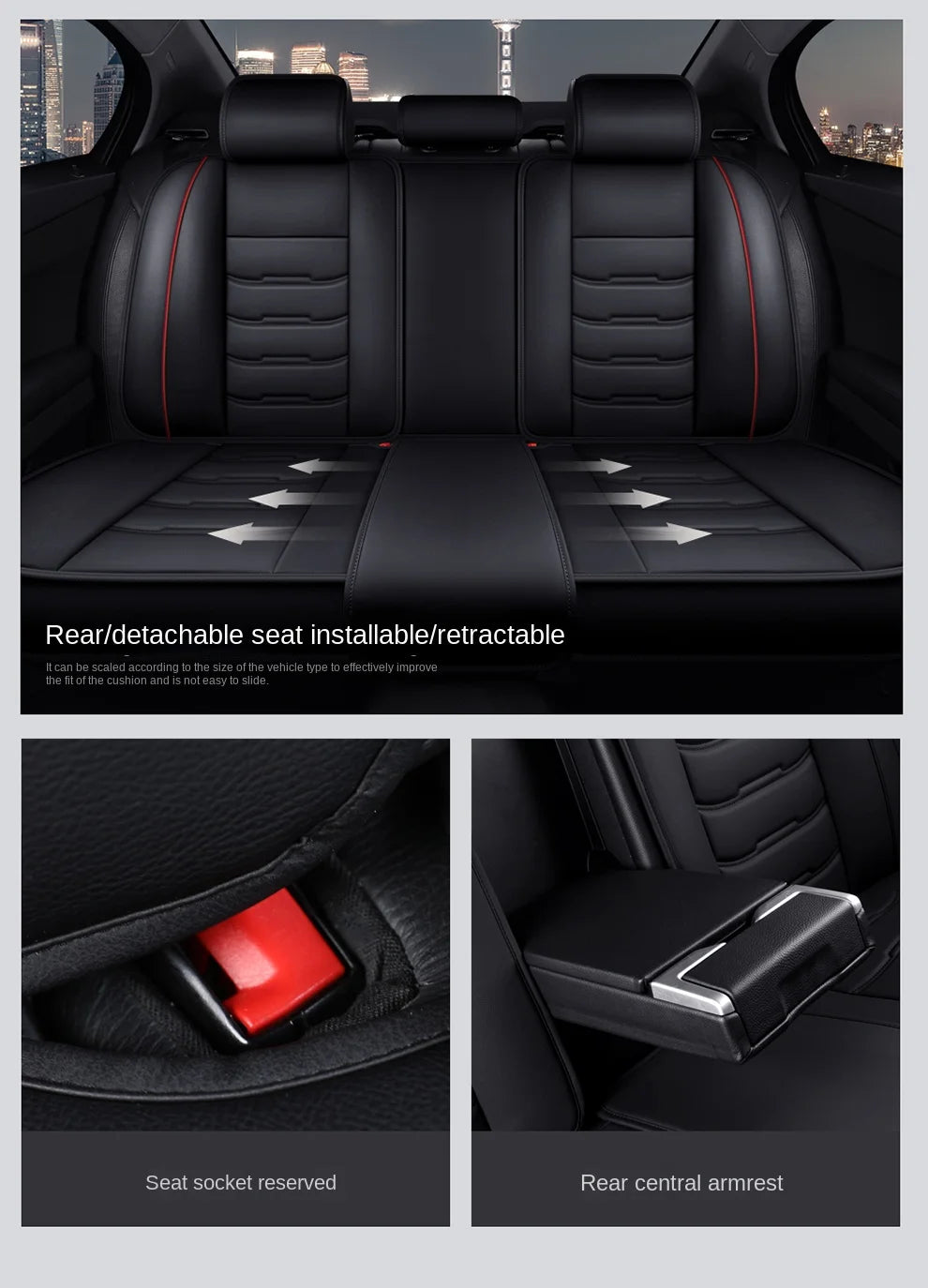 PU Leather Car Seat Covers for BMW 5 Series (F10, G30, E60 and More)