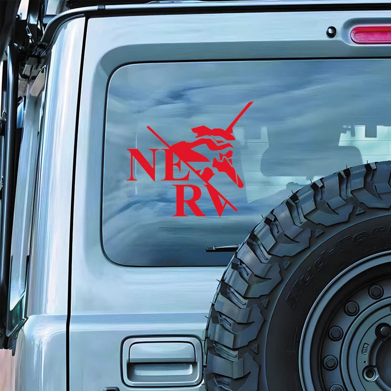Cartoon Robot Car Decal