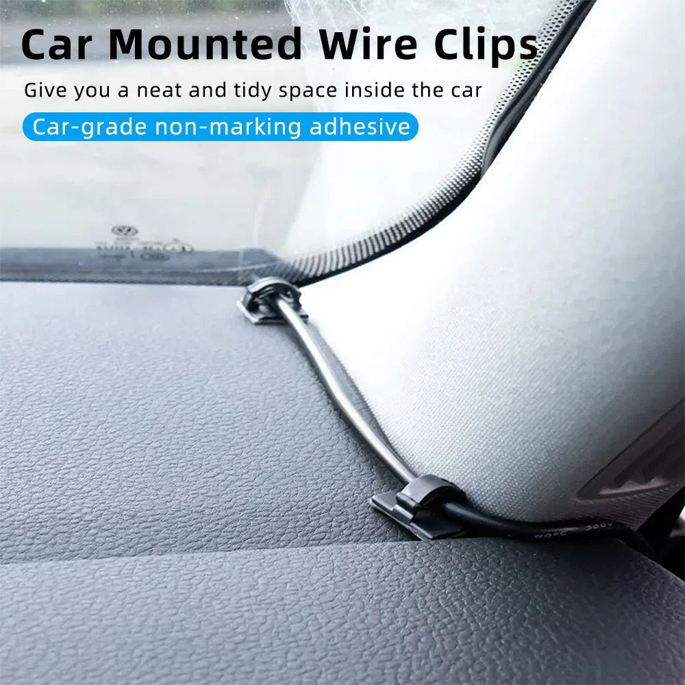 30-Piece Desktop Cable Organizer Clips