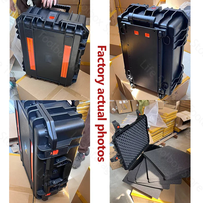 Large Capacity Tool Box with Wheels Professional Instrument Tool Box Hard Case Tool Box on Wheel Pelican Case Tool Box 공구박스바퀴형