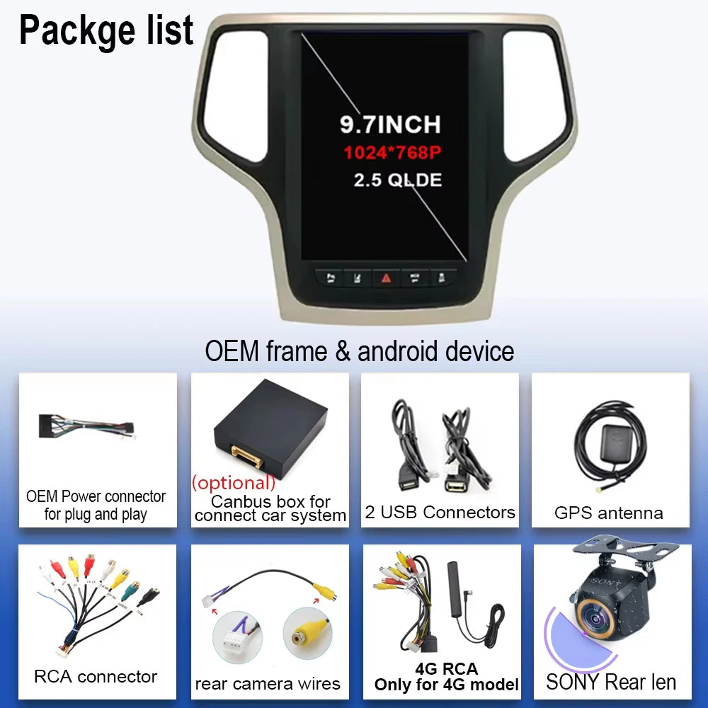 9.7-Inch Android 12 Car Radio for 2014-2017 Jeep Grand Cherokee - image 10