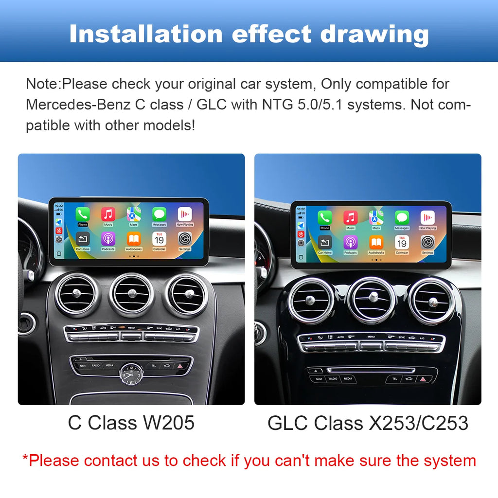 12.3" Ultra-Thin Touchscreen for Mercedes-Benz Models - image 3