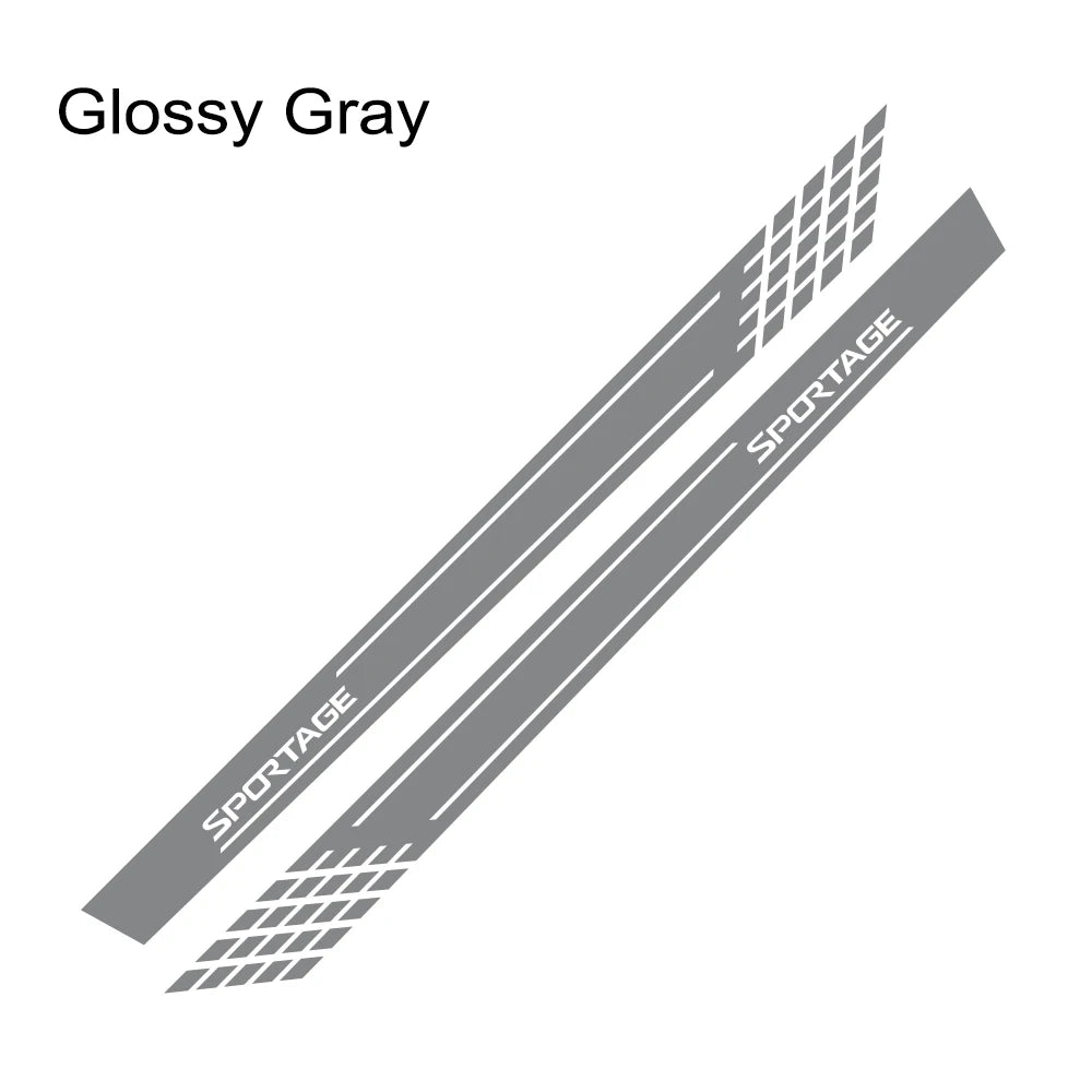 Kia Sportage Side Skirt Stripe Decals - Car Styling Stickers (2PCS) - image 7