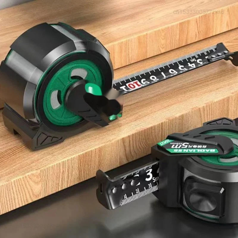 Self-Locking Steel Tape Measure – Hardened, Wear-Resistant