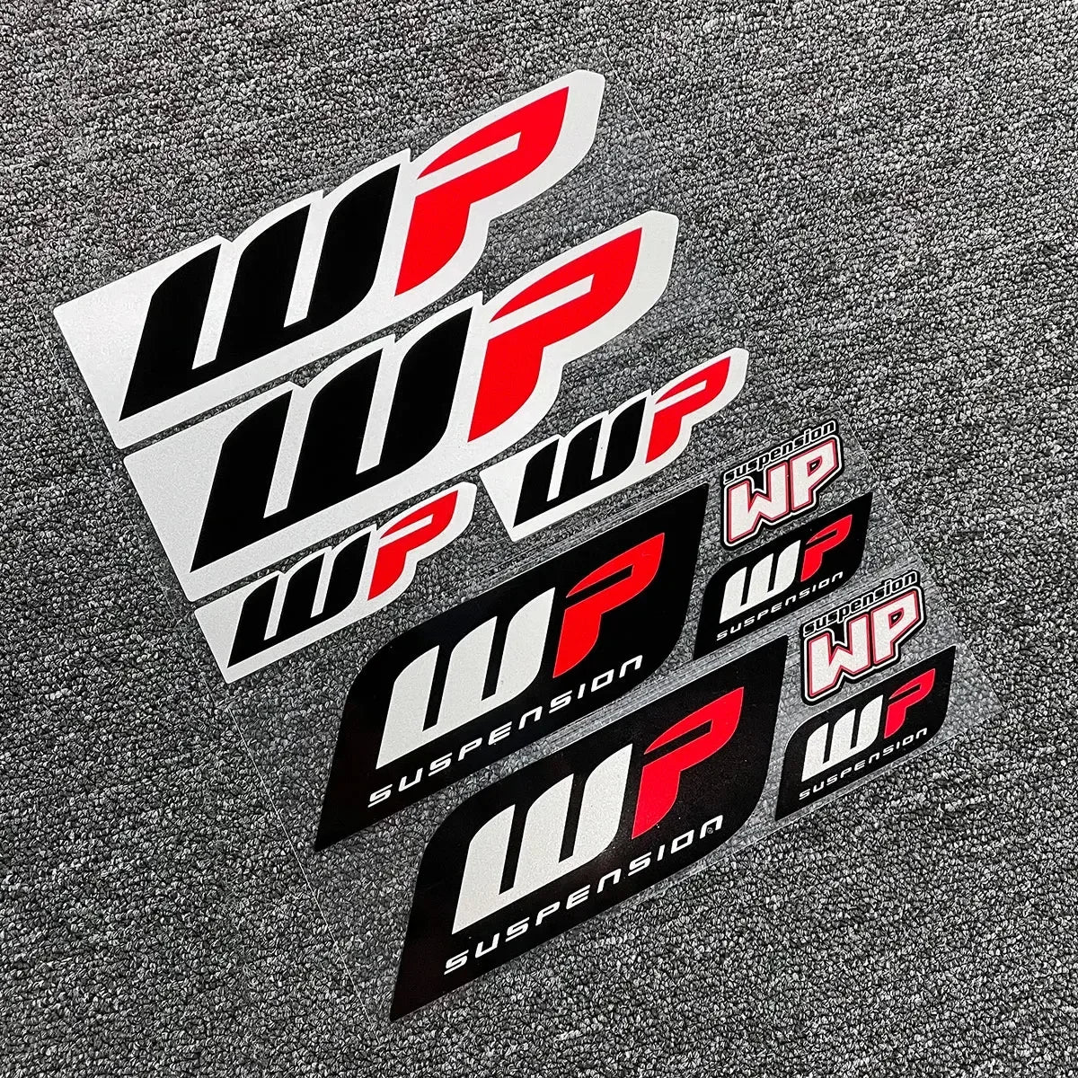 Reflective Motorcycle Fork and Windshield Sticker Set for Dirt Bikes