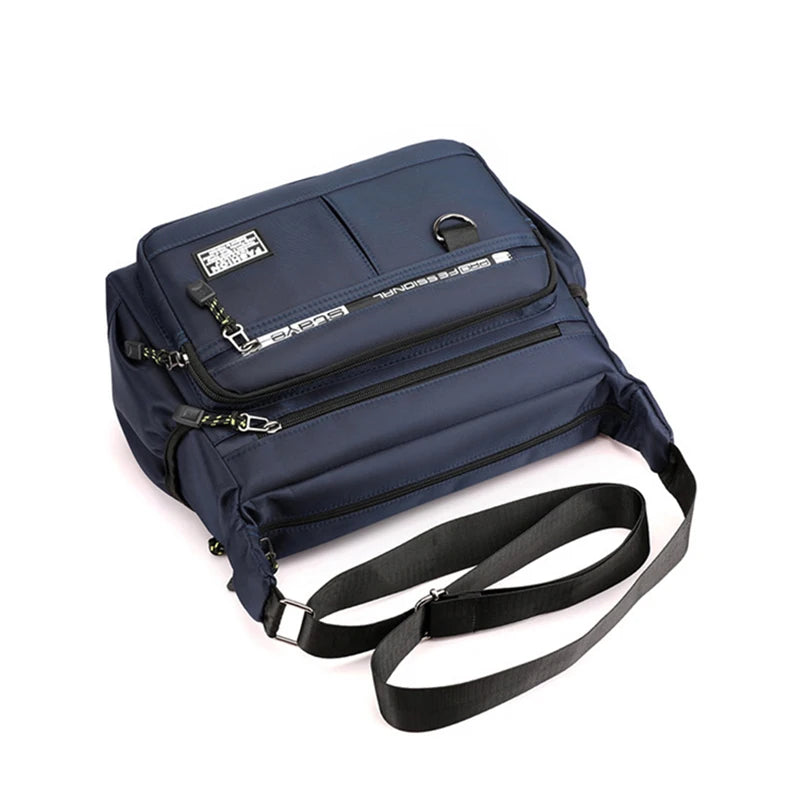 Men's Multi-Pocket Crossbody Shoulder Messenger Bag