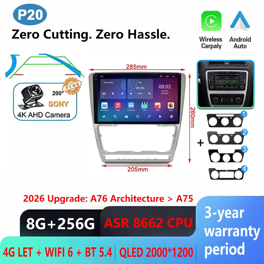 10-Inch Android Car Stereo for Skoda Octavia 2004-2013 - image 32
