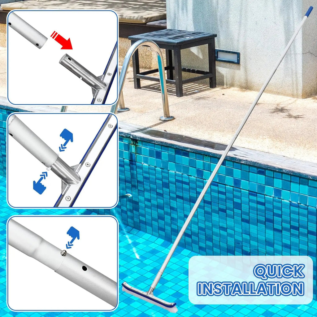 Adjustable Aluminum Telescopic Pole – Pool & Garden Maintenance