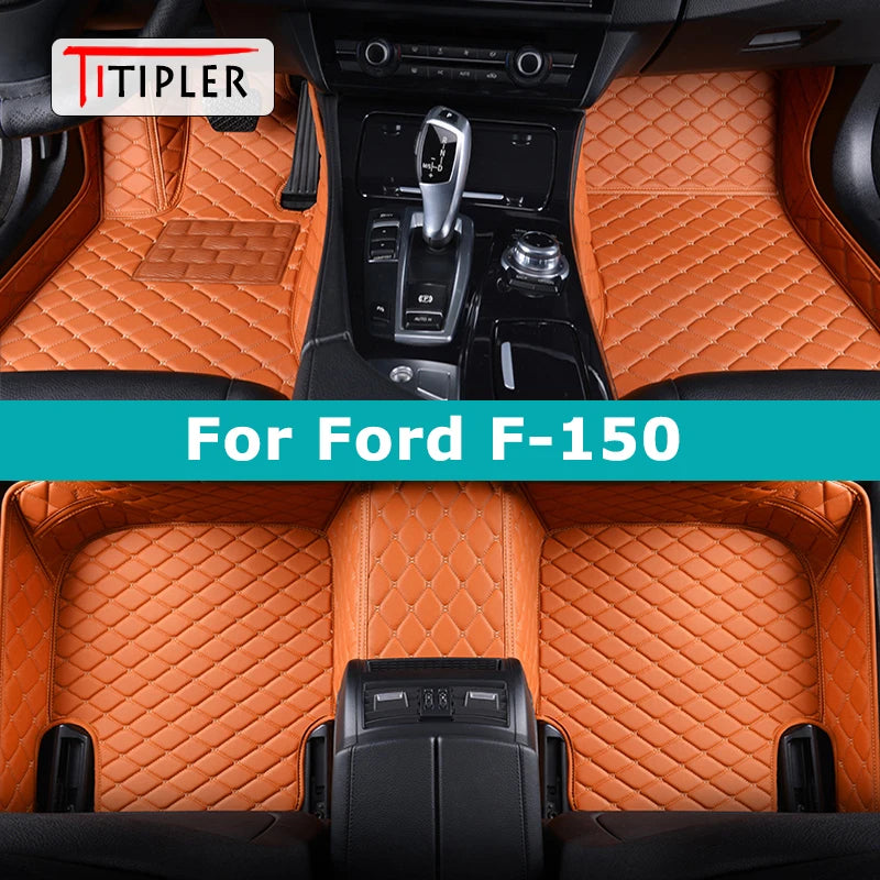 Ford F-150 Custom Fit Leatherette Floor Mats