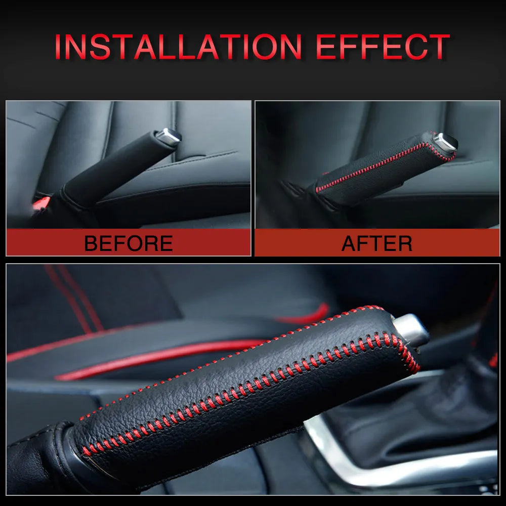 Leather Handbrake Cover for Golf 4-7, GTI, Jetta, Tiguan