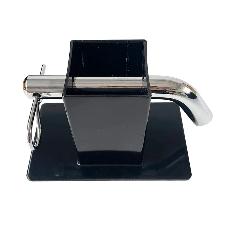 Trailer Hitch Cover Simple Installation Metal Trailer Hitch Cover Dirtproof Reliable Protection Attractive Appearance