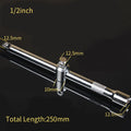 T-Handle Sliding Breaker Bar 115-250mm, 1/4", 3/8", 1/2" Drive