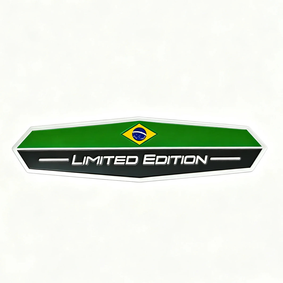 Brazil Flag Aluminium Emblem Sticker for Car and Motorcycle - view 14