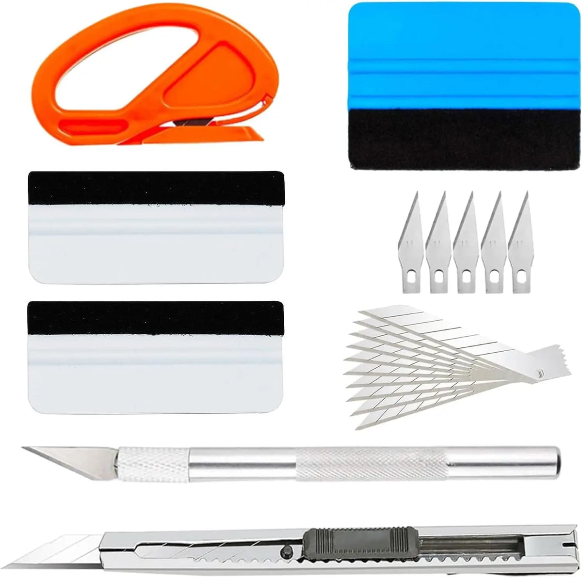 Car Vinyl Wrap Tool Kit - Squeegee, Scraper & Film Installer