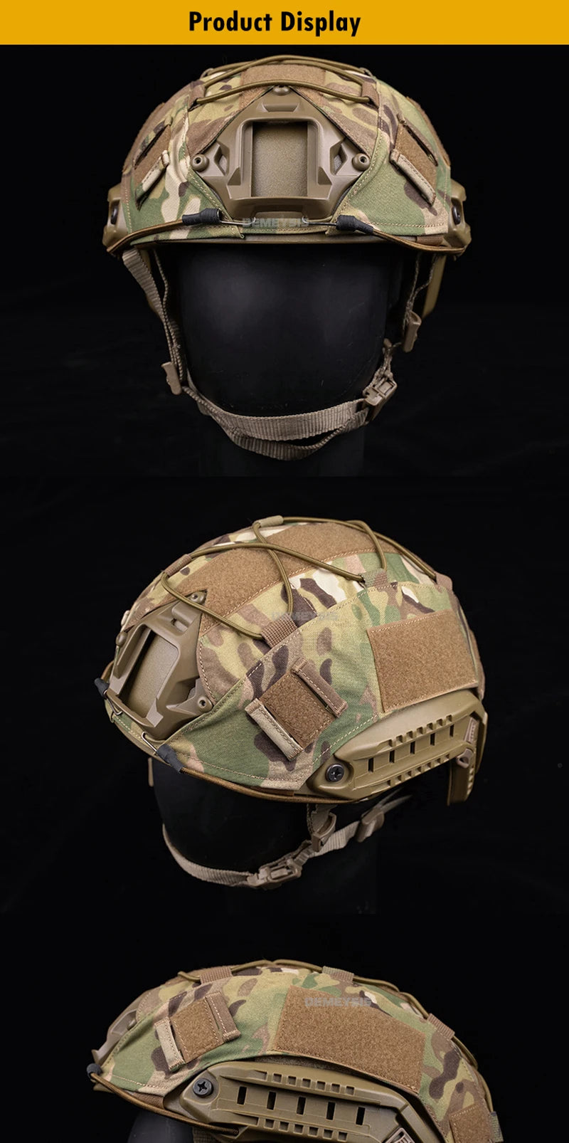 Camouflage Helmet Cover for FAST Tactical Helmets - image 10