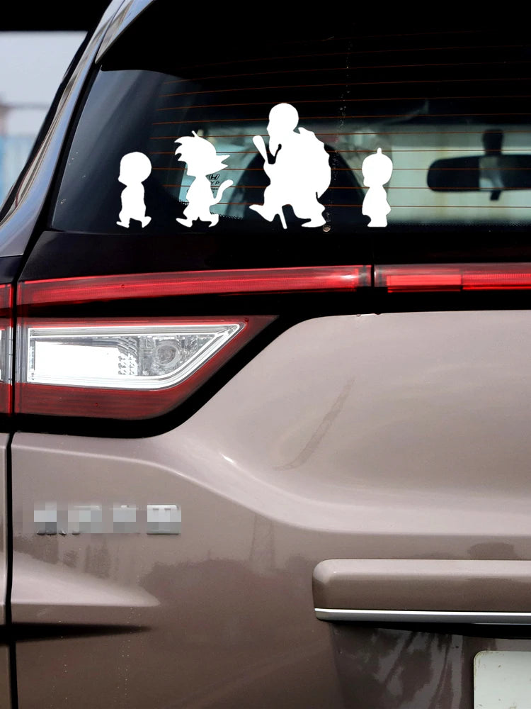 Reflective Car Sticker Pair for Windshield, Trunk and Bumper