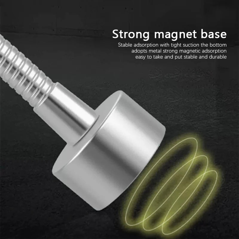 Magnetic LED Work Light High Brightness Bendable Waterproof Explosion Oil Proof CNC Machine Worktable Aluminum Clamp Lamp