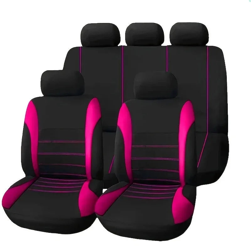 Universal Car Seat Covers Full Set, 2 or 5 Seats
