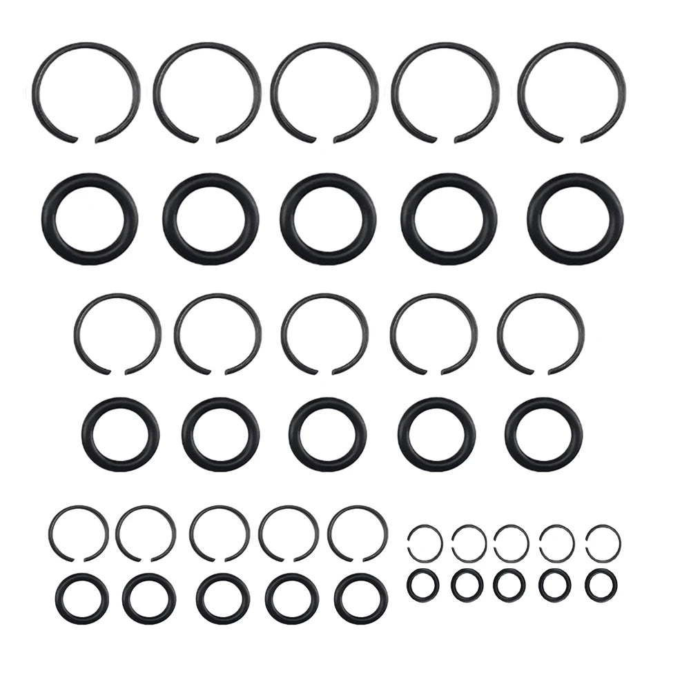 5 Sets Of Pneumatic  Impact Wrench  Socket Retainer Rings With O-Ring 1/2 3/8 1inch Installation Impact Wrench Socket Fixing Kit