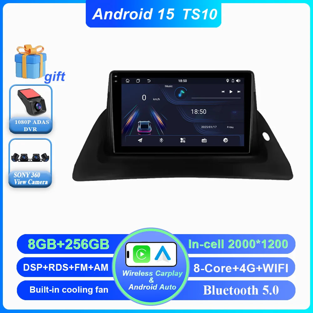 Renault Kangoo 9" Touchscreen GPS Car Radio 2008-2018 with CarPlay - image 9