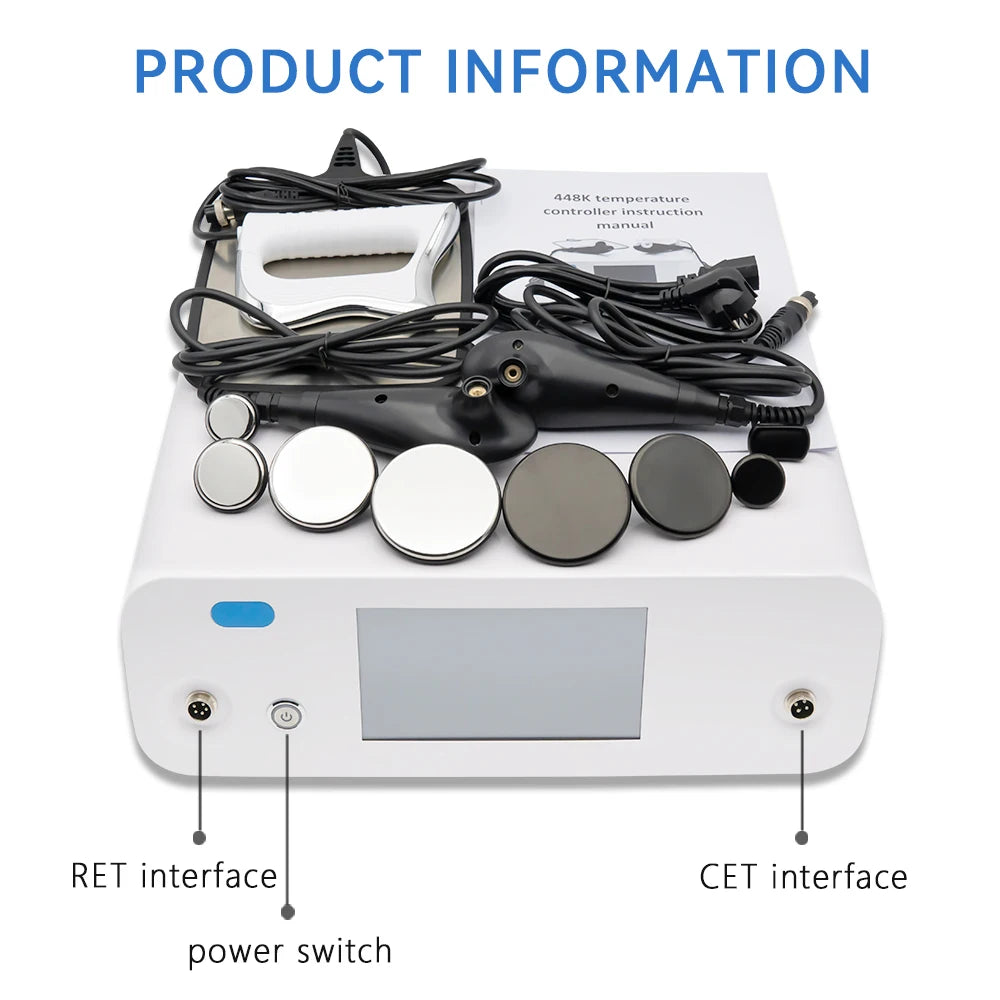 448KHz Tecar Machine CET RET for Pain Relief & Muscle Recovery - image 4