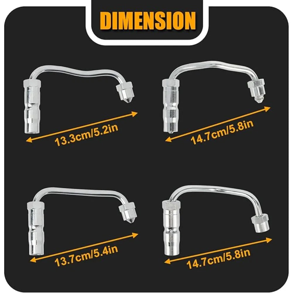 Car 8PCS Fuel Injector Feed Pipe Line Set for Sierra 2500 HD/3500 6.6L LB7 Duramax Diesel fits Silverado 2500 HD/3500 2001-2004