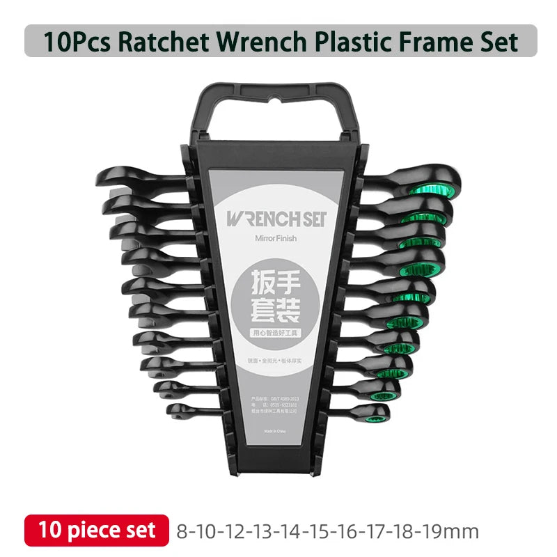 Dual-Purpose Ratchet Wrench Set Labor-Saving Multifunctional Hand Tools Kit