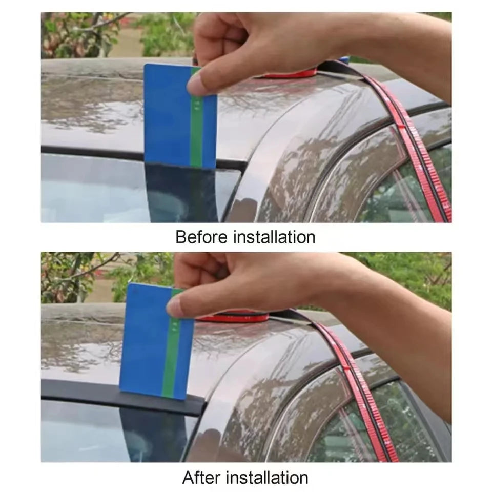 T-Shape Rubber Seal Strip for Car Windshield and Doors, 2 m