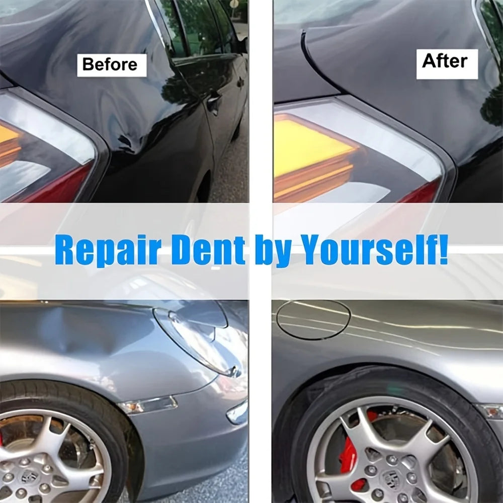 Paintless Dent Repair Kit - Car Dent Removal Tool with Hammer & Rods - image 21